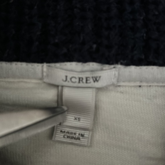 J. Crew Shawl-Collar Stripe Sweatshirt XS - Picture 9 of 10